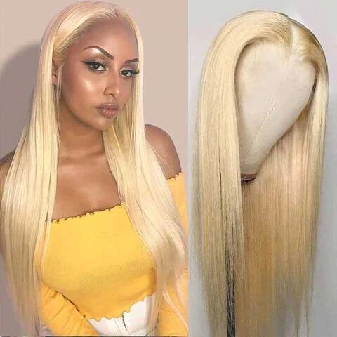 Stema 613 Blonde  Premade 13X4 Lace Front Wig Straight 150% Density